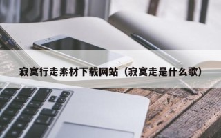 邹平寂寞行走素材下载网站（寂寞走是什么歌）